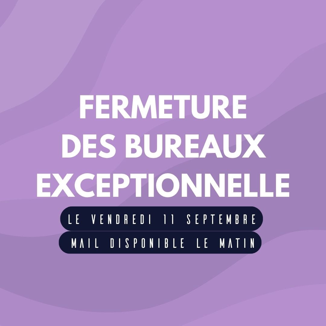 Fermeture exceptionnelle