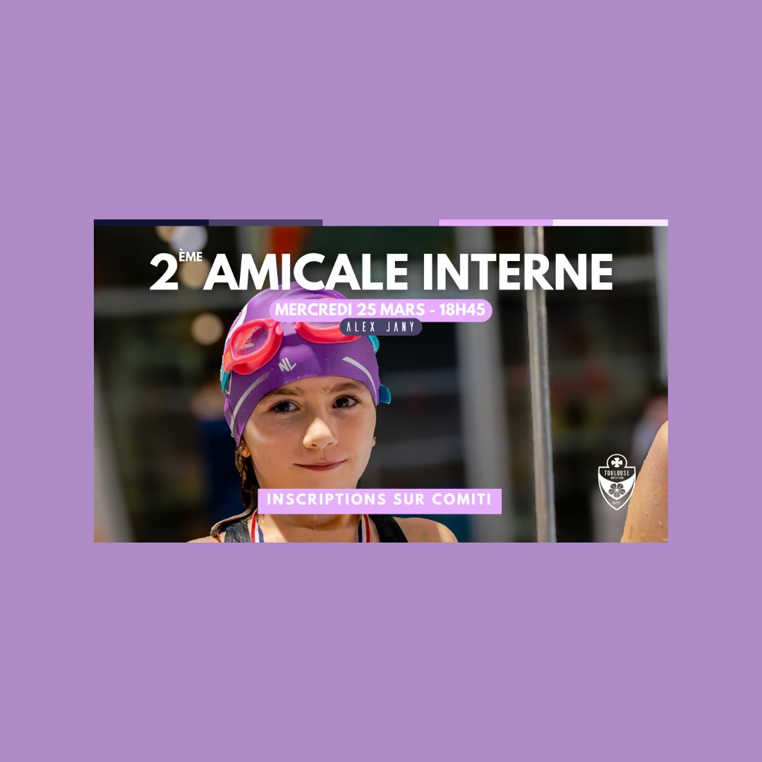 2ÈME AMICALE INTERNE 🏊‍♀️